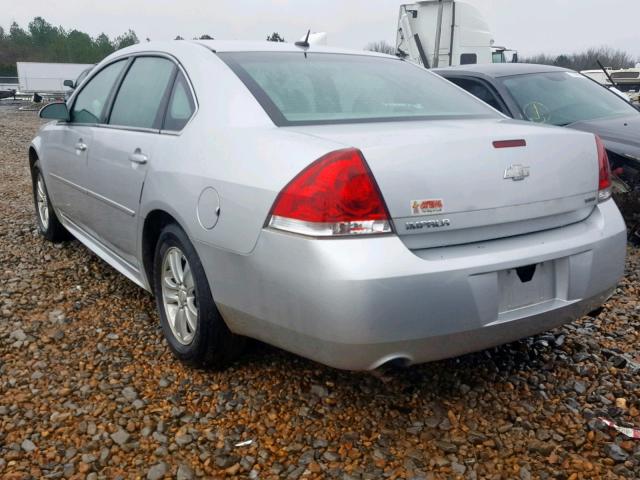 2G1WA5E38E1154600 - 2014 CHEVROLET IMPALA LIM GRAY photo 3