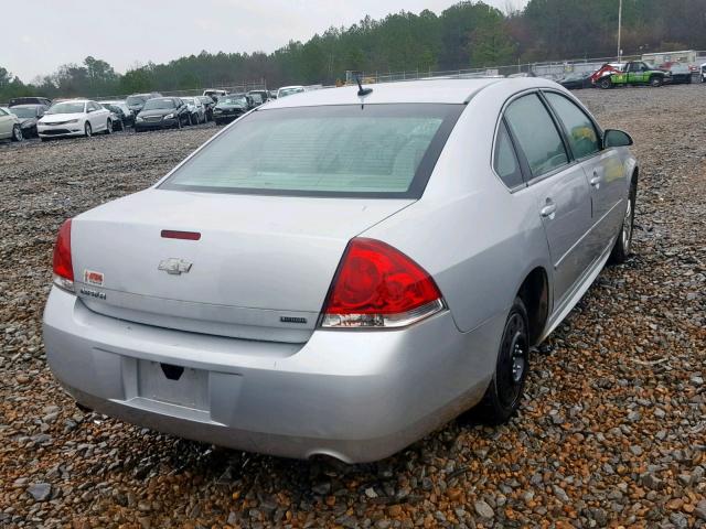 2G1WA5E38E1154600 - 2014 CHEVROLET IMPALA LIM GRAY photo 4