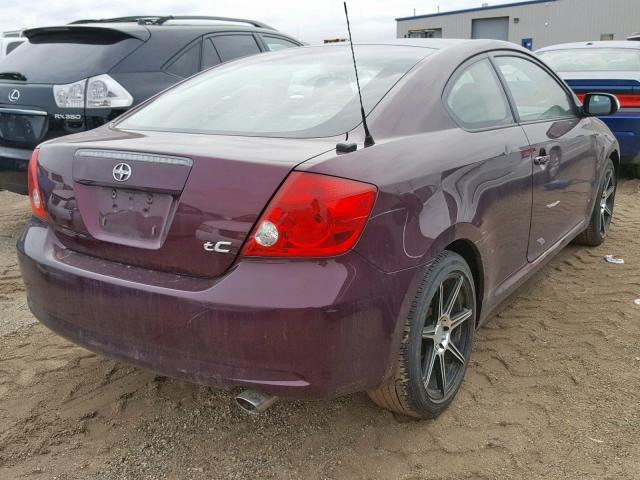 JTKDE167660099700 - 2006 TOYOTA SCION TC იასამნისფერი ფოტო 4