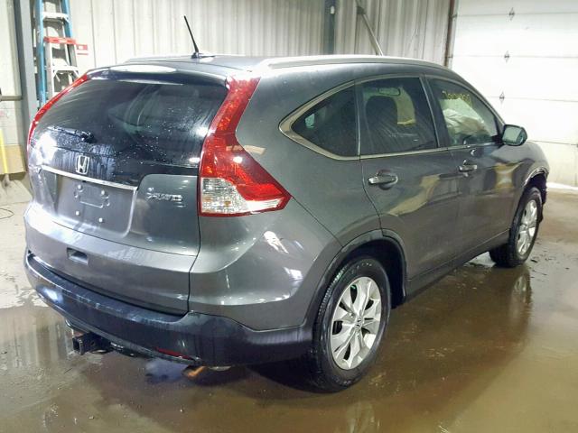 5J6RM4H71CL029931 - 2012 HONDA CR-V EXL GRAY photo 4