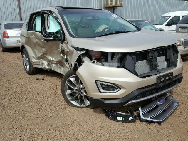 2FMPK4K86HBC44924 - 2017 FORD EDGE TITAN GOLD photo 1