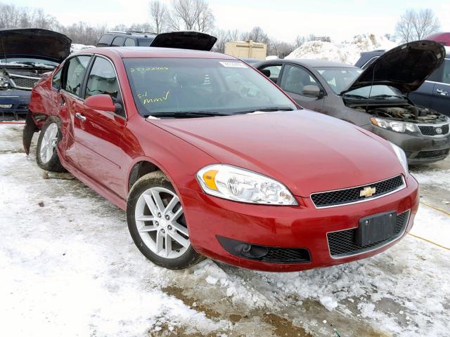 2G1WC5E38D1116972 - 2013 CHEVROLET IMPALA LTZ RED photo 1