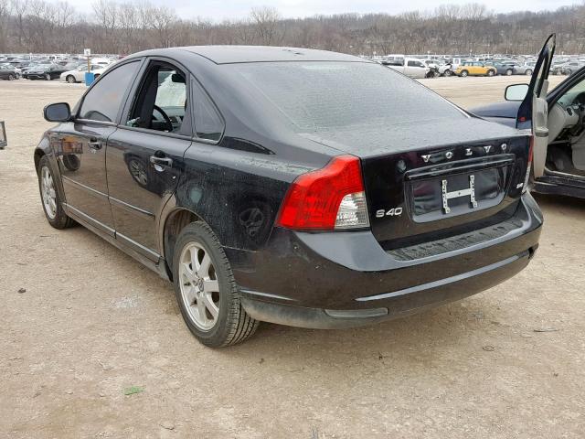 YV1MS382792465728 - 2009 VOLVO S40 2.4I BLACK photo 3