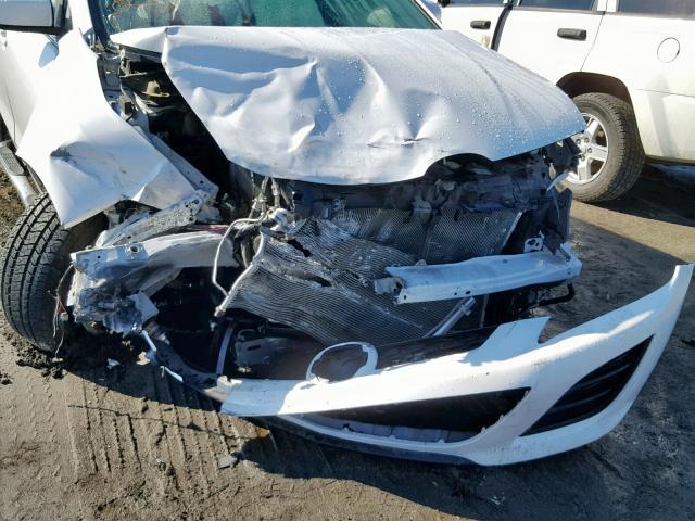 JM3ER2CL8B0363301 - 2011 MAZDA CX-7 WHITE photo 9