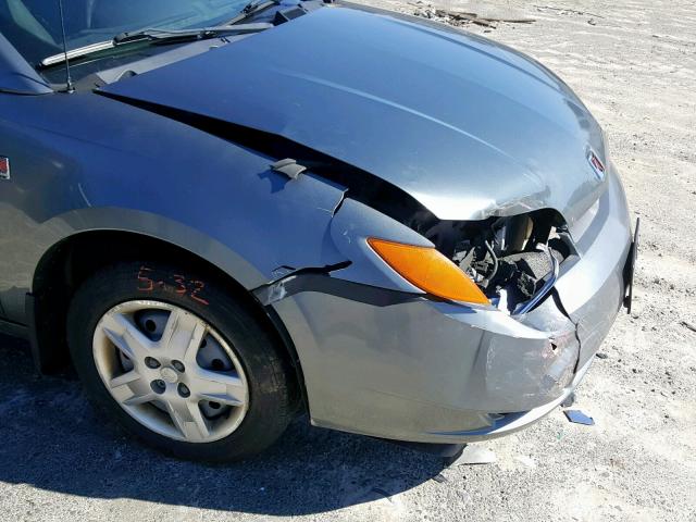 1G8AN18F86Z181190 - 2006 SATURN ION LEVEL GRAY photo 9