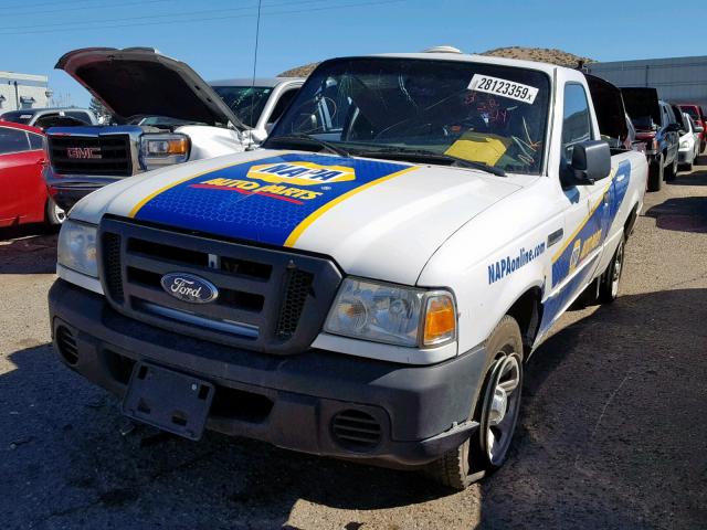 1FTYR10D49PA62880 - 2009 FORD RANGER WHITE photo 2