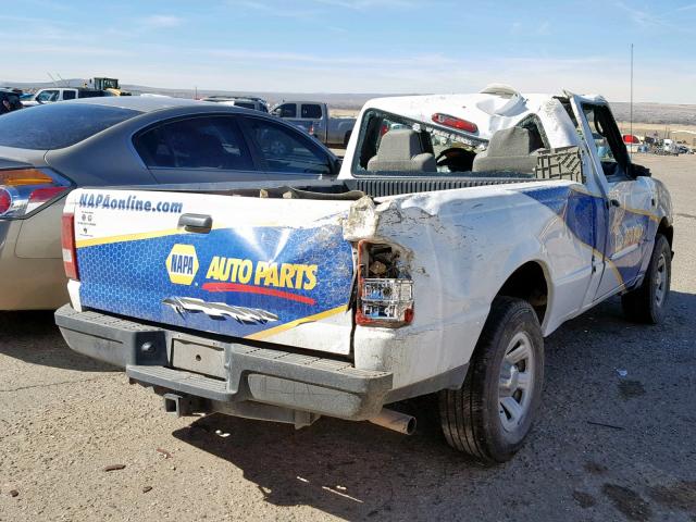 1FTYR10D49PA62880 - 2009 FORD RANGER WHITE photo 4