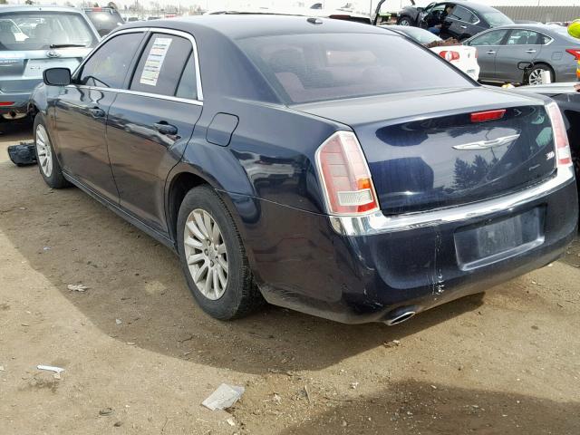 2C3CCAAG8CH202644 - 2012 CHRYSLER 300 BLACK photo 3