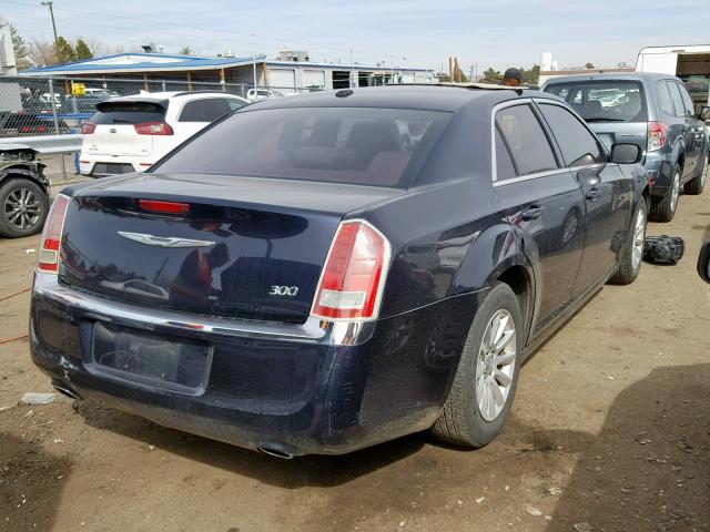 2C3CCAAG8CH202644 - 2012 CHRYSLER 300 BLACK photo 4