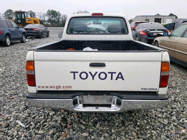 4TANL42N5VZ225364 - 1997 TOYOTA TACOMA WHITE photo 6