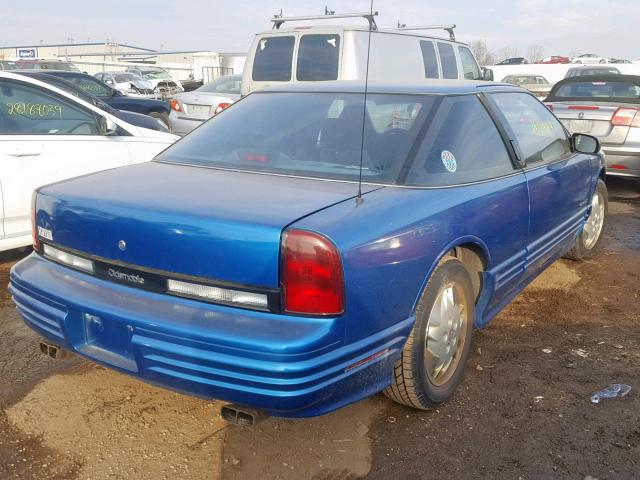 1G3WH14T9PD359380 - 1993 OLDSMOBILE CUTLASS SU BLUE photo 4