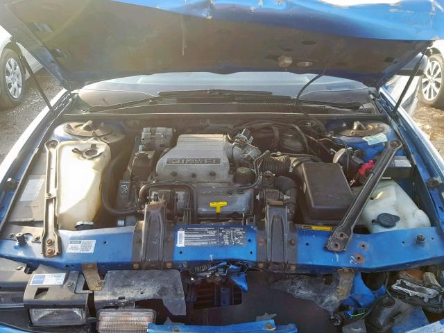 1G3WH14T9PD359380 - 1993 OLDSMOBILE CUTLASS SU BLUE photo 7