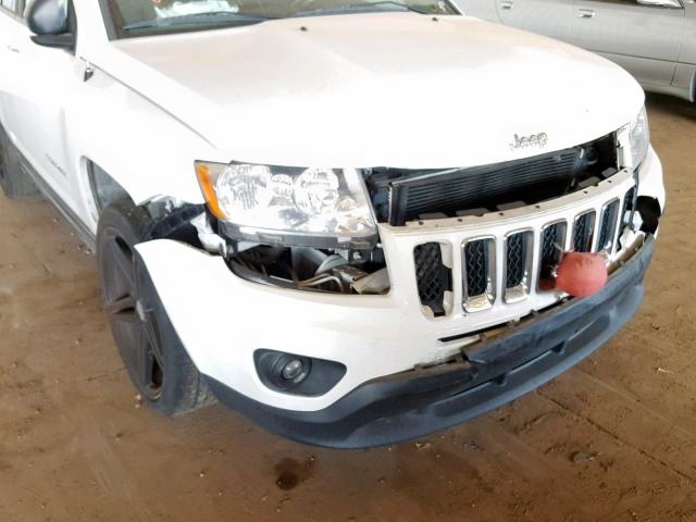 1C4NJCBB4DD109031 - 2013 JEEP COMPASS SP თეთრი ფოტო 9