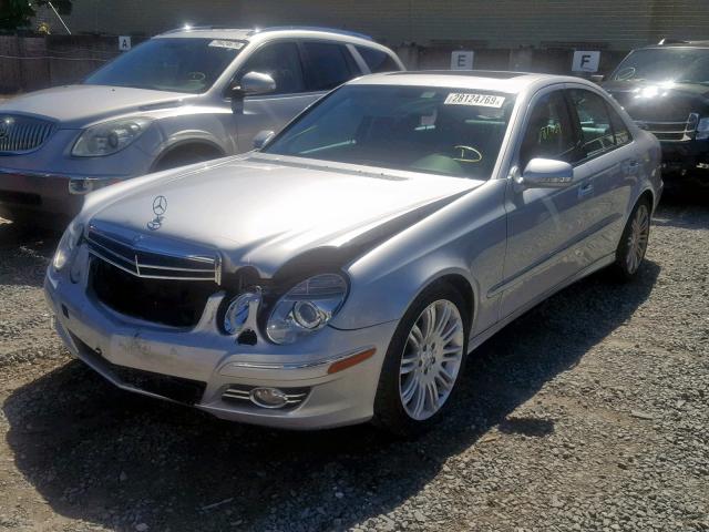 WDBUF56X67B177523 - 2007 MERCEDES-BENZ E 350 SILVER photo 2