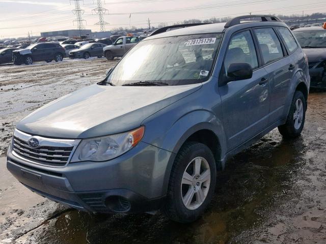 JF2SH6BC1AH765766 - 2010 SUBARU FORESTER X GRAY photo 2