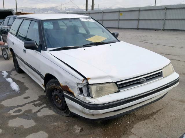 4S3BJ6321M9905306 - 1991 SUBARU LEGACY L WHITE photo 1