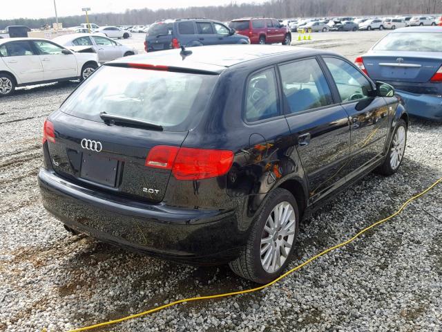 WAUNF78P77A090361 - 2007 AUDI A3 2.0 PRE BLACK photo 4