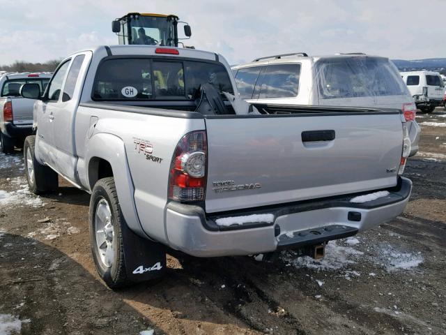 5TFUU4EN3CX036388 - 2012 TOYOTA TACOMA SILVER photo 3