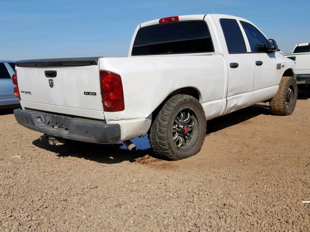 3D7KR28D48G228002 - 2008 DODGE RAM 2500 S თეთრი ფოტო 4