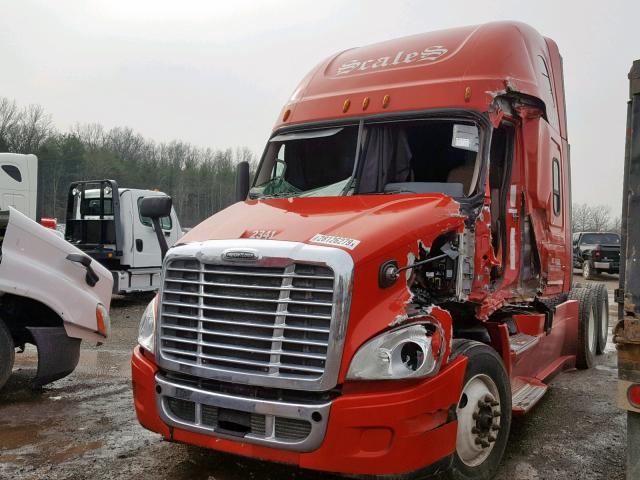 1FUJGHDV1GLGR6859 - 2016 FREIGHTLINER CASCADIA 1 RED photo 2