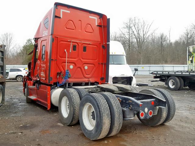 1FUJGHDV1GLGR6859 - 2016 FREIGHTLINER CASCADIA 1 RED photo 3