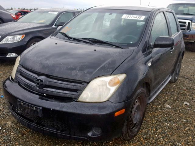 JTKKT624650117391 - 2005 TOYOTA SCION XA BLACK photo 2