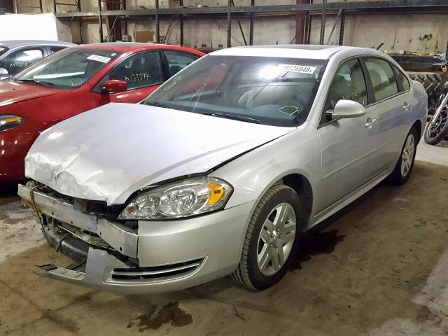 2G1WB5E36E1151868 - 2014 CHEVROLET IMPALA LIM SILVER photo 2