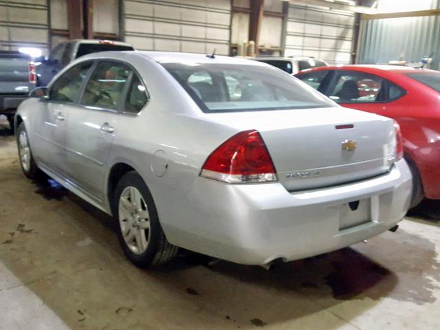 2G1WB5E36E1151868 - 2014 CHEVROLET IMPALA LIM SILVER photo 3