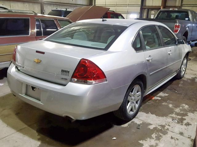 2G1WB5E36E1151868 - 2014 CHEVROLET IMPALA LIM SILVER photo 4