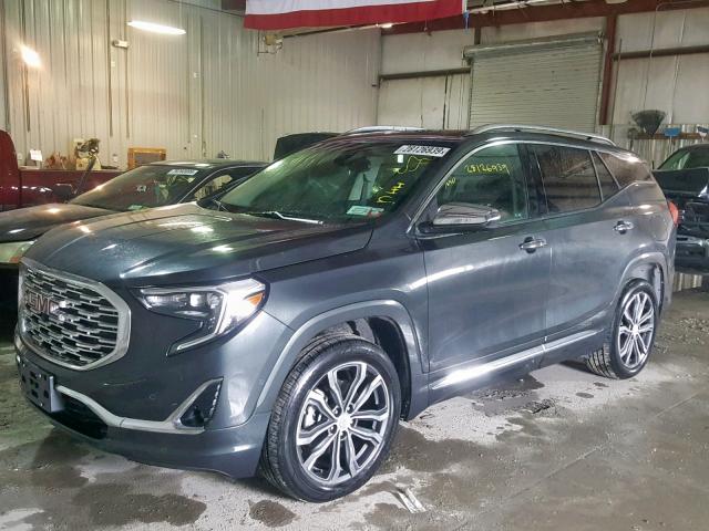 3GKALXEX8KL119080 - 2019 GMC TERRAIN DE GRAY photo 2