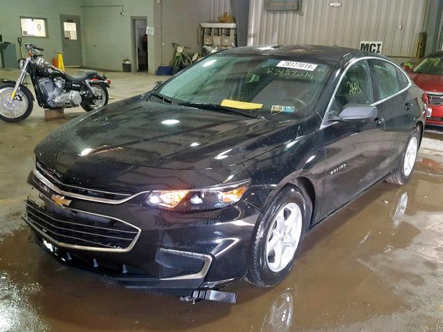 1G1ZB5ST7GF339733 - 2016 CHEVROLET MALIBU LS BLACK photo 2