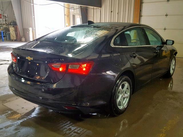 1G1ZB5ST7GF339733 - 2016 CHEVROLET MALIBU LS BLACK photo 4