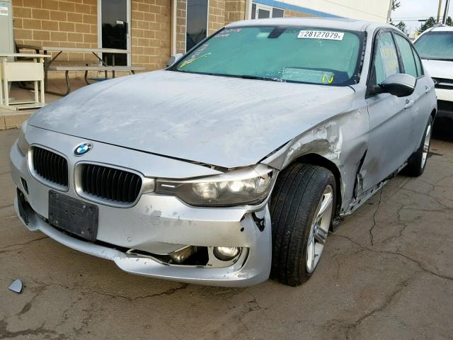 WBA3D5C52EKX97642 - 2014 BMW 328 D SILVER photo 2