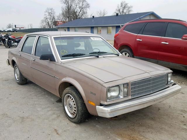 1G4AB69X8EW426438 - 1984 BUICK SKYLARK X- TAN photo 1