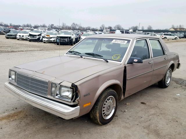 1G4AB69X8EW426438 - 1984 BUICK SKYLARK X- TAN photo 2