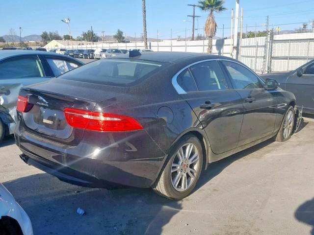 SAJAD4BN9HA968582 - 2017 JAGUAR XE PREMIUM BLACK photo 4