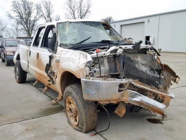 1FTWW31P15ED23201 - 2005 FORD F350 SRW S WHITE photo 1