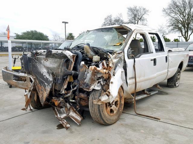 1FTWW31P15ED23201 - 2005 FORD F350 SRW S WHITE photo 2