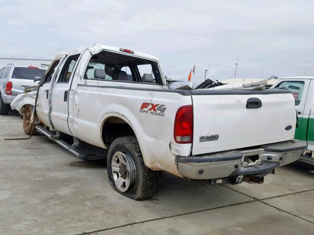 1FTWW31P15ED23201 - 2005 FORD F350 SRW S WHITE photo 3