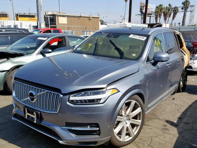 YV4BC0PL1H1127066 - 2017 VOLVO XC90 T8 SILVER photo 2