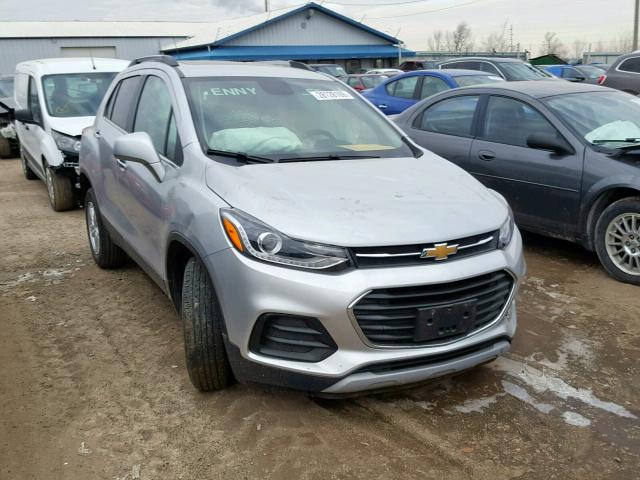 3GNCJLSB4HL175187 - 2017 CHEVROLET TRAX 1LT SILVER photo 1