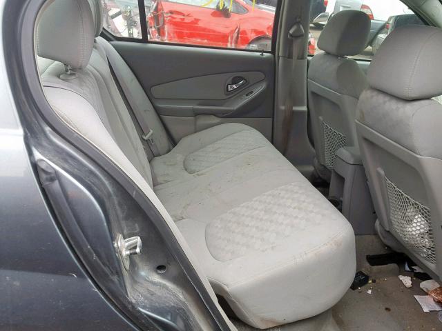1G1ZT52815F334727 - 2005 CHEVROLET MALIBU LS GRAY photo 6