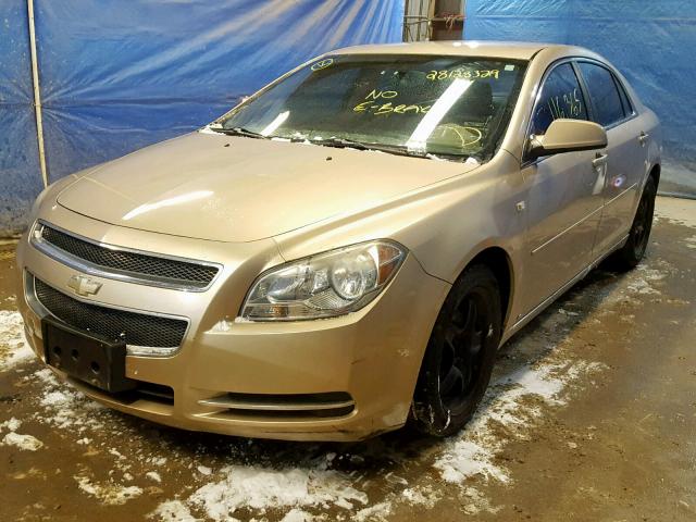1G1ZH57B98F281897 - 2008 CHEVROLET MALIBU 1LT 金色 照片 2