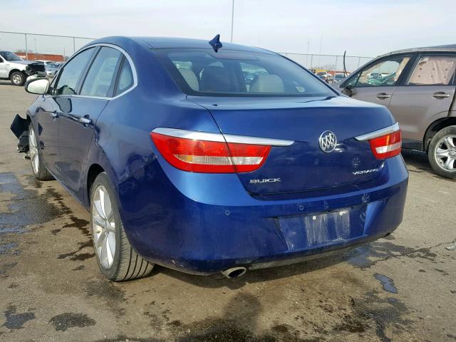 1G4PR5SK6D4199260 - 2013 BUICK VERANO CON BLUE photo 3