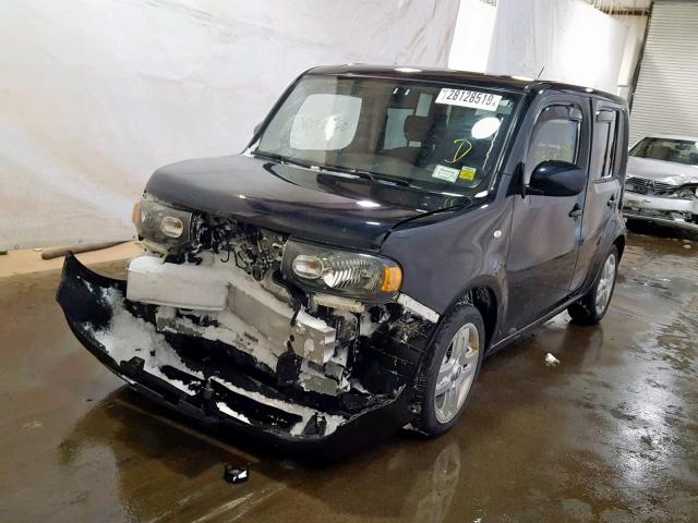 JN8AZ2KR0DT303211 - 2013 NISSAN CUBE S BLACK photo 2