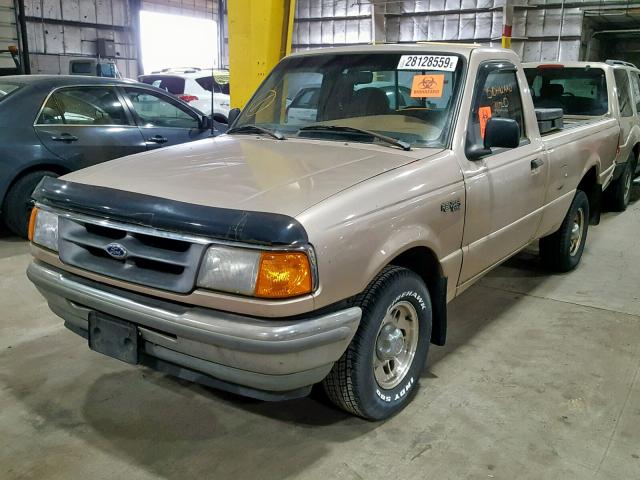 1FTCR10U6TTA54515 - 1996 FORD RANGER BEIGE photo 2