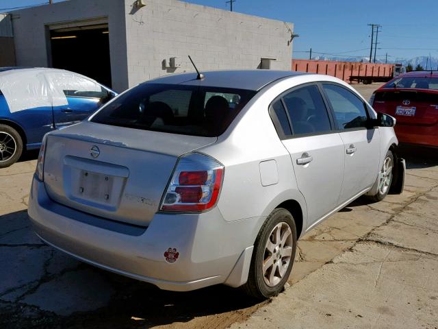 3N1AB61E67L661284 - 2007 NISSAN SENTRA 2.0 SILVER photo 4