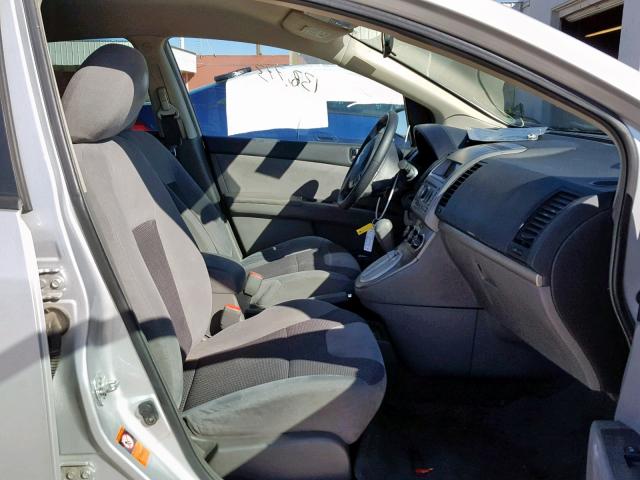 3N1AB61E67L661284 - 2007 NISSAN SENTRA 2.0 SILVER photo 5