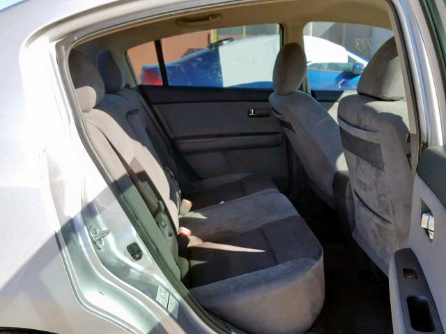 3N1AB61E67L661284 - 2007 NISSAN SENTRA 2.0 SILVER photo 6