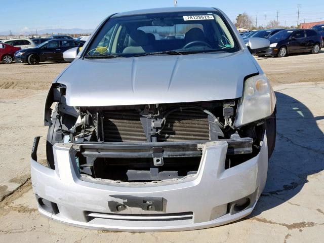 3N1AB61E67L661284 - 2007 NISSAN SENTRA 2.0 SILVER photo 9